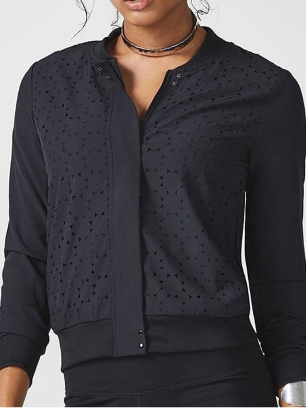 Fabletics Black Ithaca Jacket size s